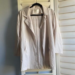 Cream Colored Cardigan/Coat